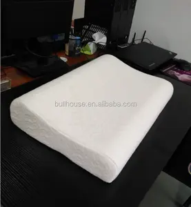 Premium de espuma de memoria viscoelástica de corte de contorno almohada