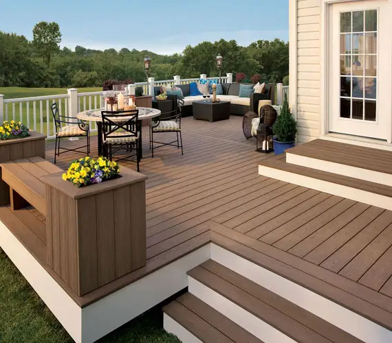 Hdpe Wpc Decking Exterior Wood Plastic Composite Outdoor Flooring With Good Price Waterproof Wpc Boards