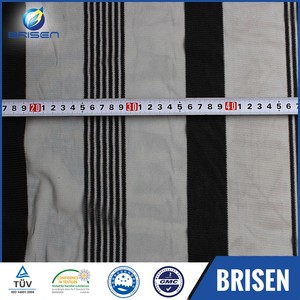 Importación china Grande respirable suave negro 100 poliéster tejido de punto telas - Product Image 5