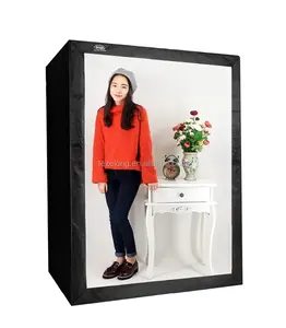 Sâu Led Chuyên Nghiệp Softbox Di Động 120*80*160Cm LED Photo Studio Video Ánh Sáng Lều Với Ánh Sáng Led 160Cm