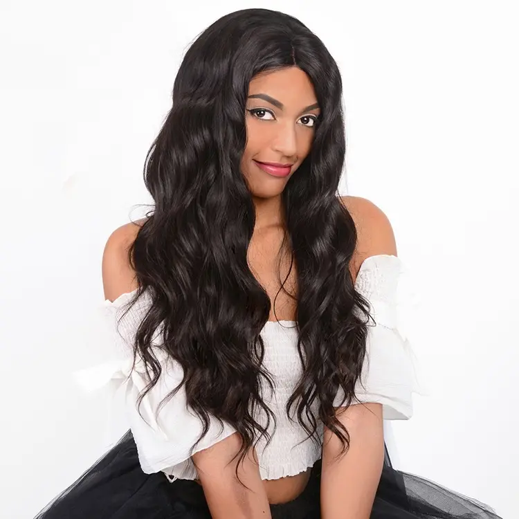 cheap virgin brazilian body wave hair bundles with closure