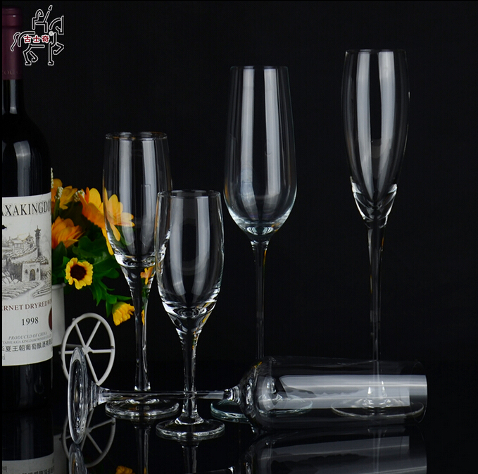 Wedding Crystal Goblet Champagne Wine Glass Flute Cup
