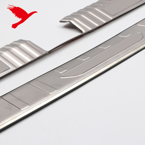 In acciaio inossidabile SUV posteriore Boot interno ed esterno paraurti protezione protezione piastra di protezione coperchio per VW <span class=keywords><strong>Volkswagen</strong></span> <span class=keywords><strong>T</strong></span>-<span class=keywords><strong>ROC</strong></span> <span class=keywords><strong>2017</strong></span>-2024 - Product Image 5