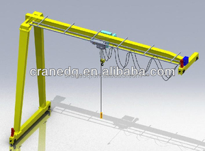 נייד קטן חצי ציור מנוף Gantry 5 טון, 10 טון רכבת רכוב מחיר 12 טון גוליית מנוף מנוף Gantry למכירה - Product Image 5