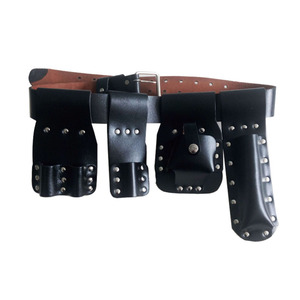 Black <strong>Leather</strong> <strong>Tool</strong> Belt Set With Scaffolding <strong>Tools</strong> - Product Image 6