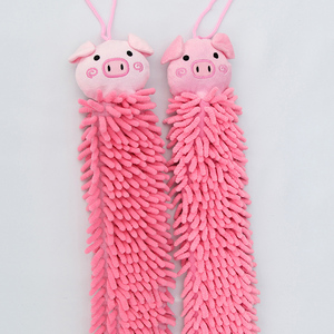 Última llegada de los niños animales náutico mano seca chenille Toalla de cara - Product Image 1