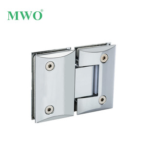 บานพับกระจกอาบน้ำทองเหลือง180องศาสำหรับประตูกระจกห้องน้ำ - Product Image 1