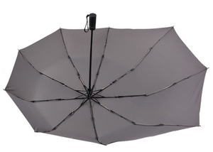 Ombrelle-<span class=keywords><strong>parapluie</strong></span> plat gris, nouvelle innovation, forme spéciale, pliable gris, argent, mains libres, nouveauté automobile, 27 pouces - Product Image 4