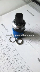 Potentiomètre rotatif <span class=keywords><strong>10k</strong></span> WXD3590 avec bouton - Product Image 3