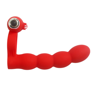 Hombres Mujeres juguetes sexuales de consolador grande con anillo de pene consolador vibrador - Product Image 6