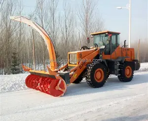 व्हील लोडर के लिए बर्फ ब्लोअर (सामने लोडर लगाव) रूस में अच्छी बिक्री
