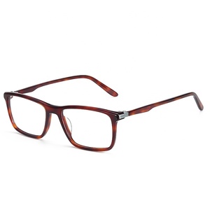 Montatura per Occhiali Quadrata di Alta Qualità in Materiale Acetato Ultra Leggero per Uomo, Occhiali da Vista - Product Image 2