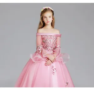 dress fashion design princess show dress for kids