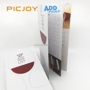 8 Trang 160*320Mm Tự Chọn Thanh Danh Sách <span class=keywords><strong>Menu</strong></span>/Tài Liệu Cuốn Sách Uống Duy Nhất Nước In Ấn Ở Thượng Hải - Product Image 4