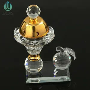 Creative portable lotus burner incense Backflow arabic mubkhar crystal buddha incense Burner