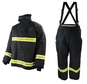 工厂供应中国制造商消防员制服消防安全消防员套装