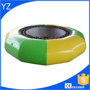 <span class=keywords><strong>Trampoline</strong></span> gonflable d'eau de rebond de PVC de haute qualité avec le diamètre du <span class=keywords><strong>filet</strong></span> de protection 4m - Product Image 5