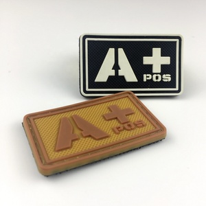 OEM form noctilucence material glow in the dark custom pvc patch