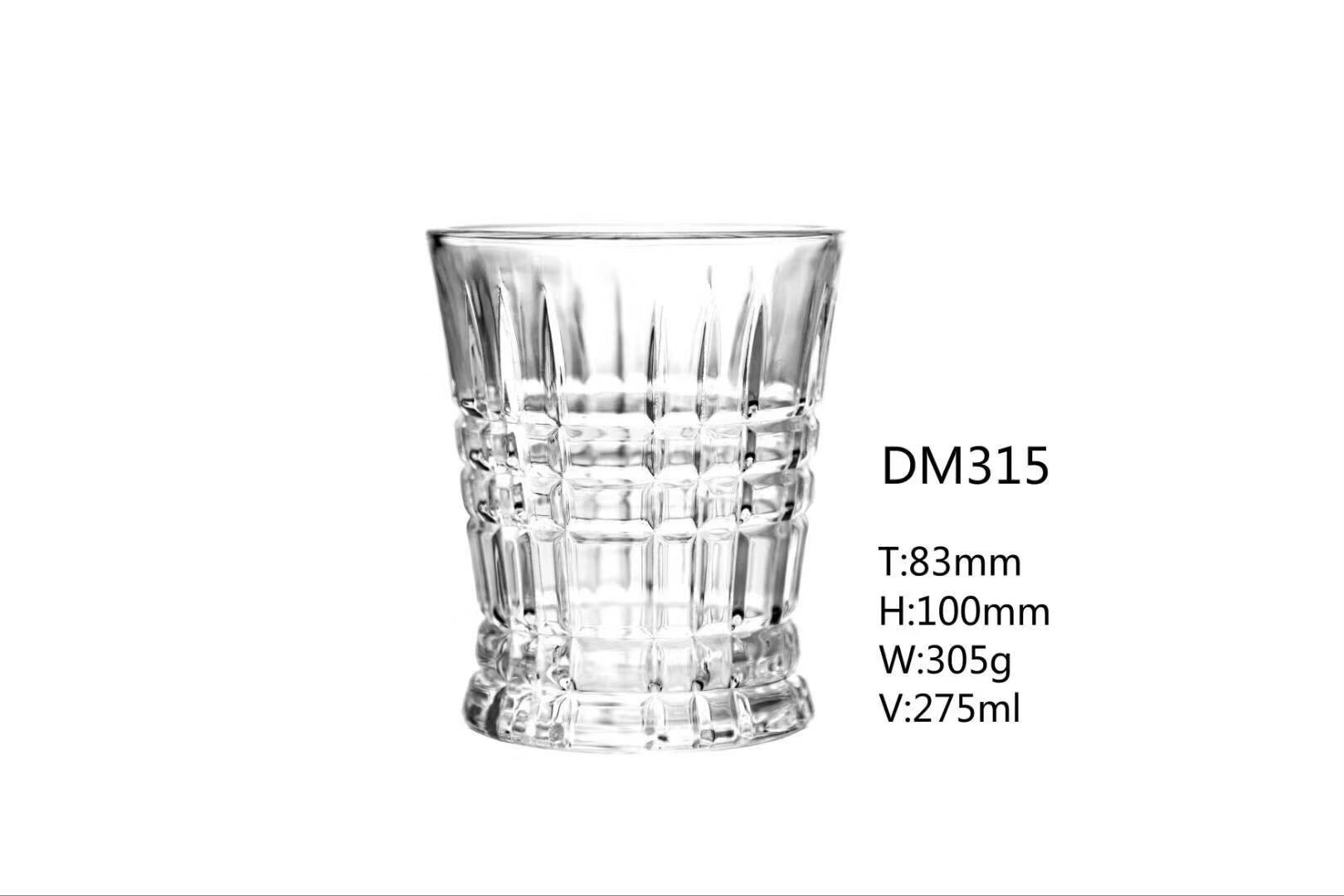 4pcs whiskey glasses gift set high white glass cup for whiskey custom logo cup