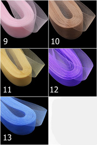 2 "5cm phẳng cứng cứng đồng bằng crin lông ngựa crinoline <span class=keywords><strong>Braid</strong></span> cho phụ nữ - Product Image 4