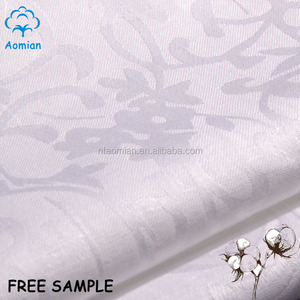 <span class=keywords><strong>Tissu</strong></span> de literie en coton nouvellement conçu hôtel Chenille Jacquard Shanghai tissé 100% <span class=keywords><strong>tissu</strong></span> de satin de coton blanc <span class=keywords><strong>neige</strong></span>, couleur unie - Product Image 1