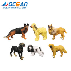 Juego de Juguetes de Animales de Goma Pequeños, Variedad de Modelos de Perros de Plástico Sólido - Product Image 1