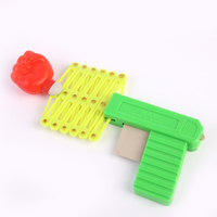 Plástico Niños Regalo Divertido Telescópico Puño Pistola Juguete