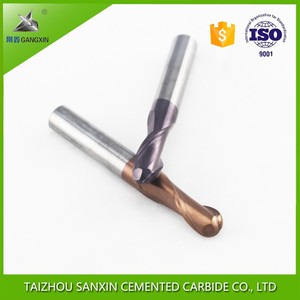ISO certificat boule nez fraises, Tungstène solide carbure fin mills cutter pour <span class=keywords><strong>le</strong></span> travail des métaux - Product Image 2