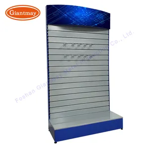 Giantmay Chine Étagère de rangement au sol en métal Slatwall Display pour magasin de détail