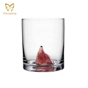 Taza de cristal Highball con diseño de cachorro de animales personalizado de 450mL, regalos de cristal personalizados novedosos y bonitos para amigos y amantes - Product Image 6