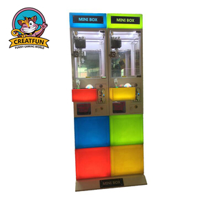Mini gettoni distributore automatico di giochi di 2 giocatori gru giocattolo macchina artiglio - Product Image 3
