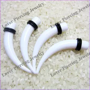 [UV-BT501] Popular UV Acrylic Bended Expander Ear Tapers Body Piercing Jewelry Wholesale Quality Curved