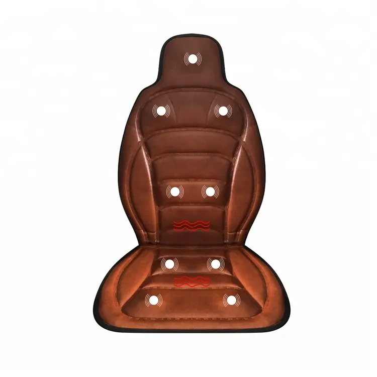 Cubierta de asiento de coche masaje de cuero asiento de coche cojín de masaje de coche cubierta de asiento de masaje
