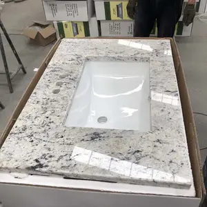 Prefab Granite 47 Inch Vanity Top Với Bồn Rửa