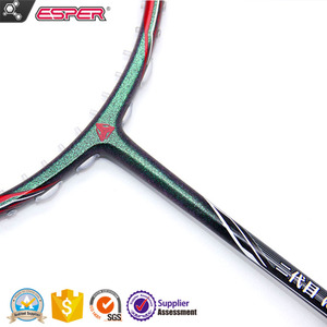 Raquette <span class=keywords><strong>de</strong></span> <span class=keywords><strong>badminton</strong></span> Esper 58 grammes 9U en fibre <span class=keywords><strong>de</strong></span> carbone, professionnelle, super légère, en graphite, avec cordage 30LBS pour adulte - Product Image 5