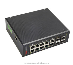 Industrial conseguido todo Gigabit de potencia sobre <span class=keywords><strong>Ethernet</strong></span> (PoE) Plus-Interruptor de 8 puertos poe ONV-IPS33148PFM - Product Image 4