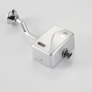 Valve de chasse en laiton automatique, capteur <span class=keywords><strong>infrarouge</strong></span> à montage mural, panneau en acier inoxydable, valve de chasse - Product Image 2