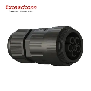 China supplier 5pins ip68 waterproof female wire connector for led