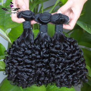 Ragazza di bellezza doppio disegnato stili di <span class=keywords><strong>capelli</strong></span> corti donne di colore grezzo <span class=keywords><strong>capelli</strong></span> ricci birmano non trasformati raw indiani del virgin naturale dei <span class=keywords><strong>capelli</strong></span> - Product Image 5