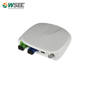 FTTH ONU ONT GPON ONU ONT Mini <span class=keywords><strong>CATV</strong></span> Penerima Optik dengan WDM