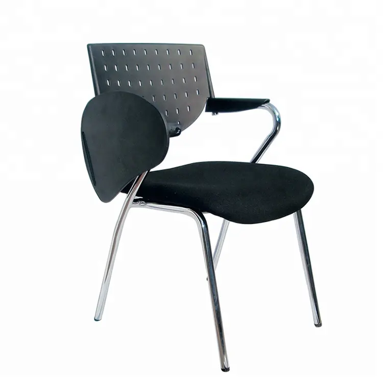 plastic back training room chair with writing pad training chairs with tablets