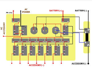 NOUVEAU Bateau Marin Panneau D'interrupteur À Bascule En Aluminium avec USB Prise de Voltmètre - Product Image 6