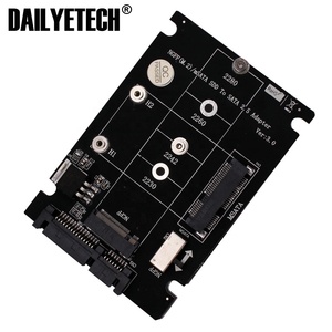 2 dans 1 Combiner Mini PCI-E M.2 NGFF & mSATA SSD SATA 3.0 III Adaptateur - Product Image 2