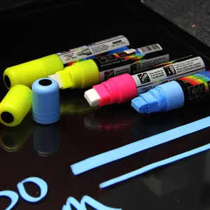 Wet Erase and Dry Erase Led Neon Marker Pen Drawing Board Fluorescent Marker Pen