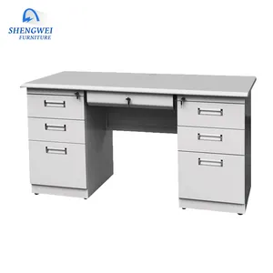 Высококачественный персонализированный стальной стол для библиотеки, легко монтируемый ящик, стол для офиса