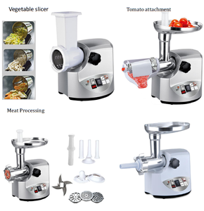 Picadoras de <span class=keywords><strong>carne</strong></span> refrigeradas manuales eléctricas de acero inoxidable, accesorios de cocina creativos aprobados por CE ROHS, buen <span class=keywords><strong>precio</strong></span> - Product Image 4