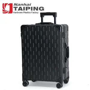 Aluminum Suitcase Fashion New 20 Inch Black Aluminum Suitcase Trolley Case