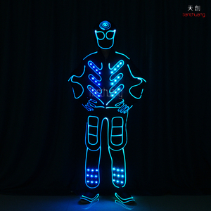 LED Light Up Tron De Danse Costumes, LED Combinaisons - Product Image 5