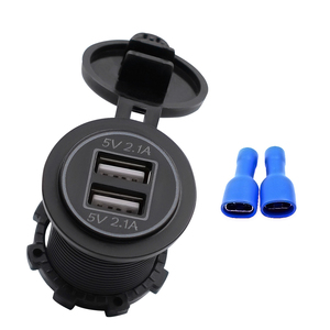 Szaichsky — chargeur de voiture Double USB 5V 4,2 a, téléphone portable, adaptateur d'alimentation automobile avec Double prise LED, accessoire pour moteur de véhicule - Product Image 3