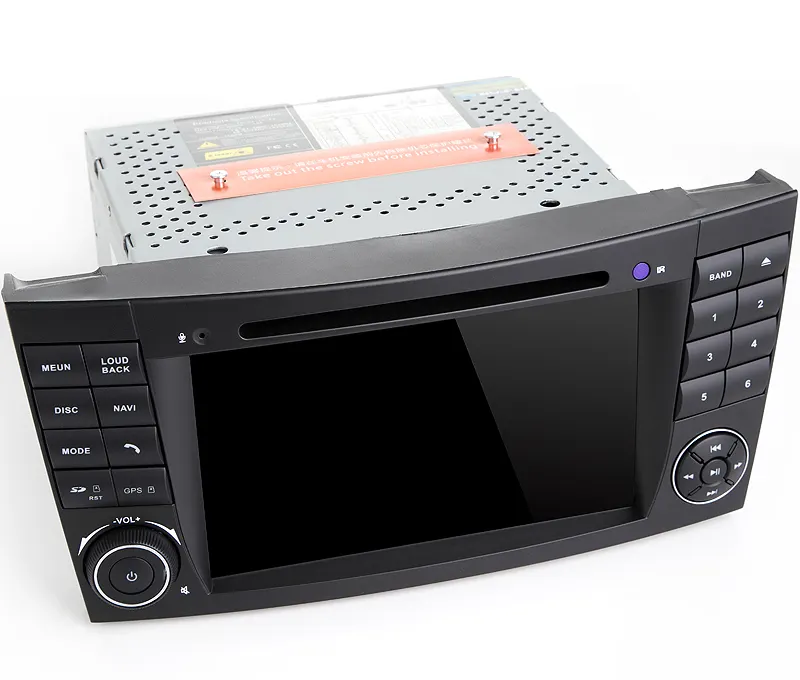 Wince 6.0 2 DIN 7 "LCD-TFT หน้าจอสัมผัส Gps นำทางราคาถูกเครื่องเล่นดีวีดีรถยนต์สำหรับ Mercedes Benz W211 W463 W219 W209